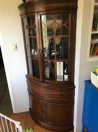 These may include fit and finish flaws. Antique Corner Cabinet