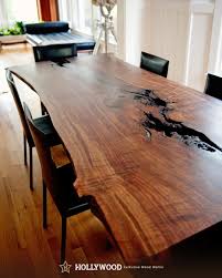 Hollywood Tek Parca Ceviz Masa 210x110 Solid Live Edge Walnut Table Wooden Liveedge Ahsap Decor Walnut Slab Dining Table Slab Dining Tables Slab Dining