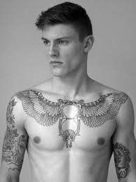 Lovely anemones chest tattoo amazing tattoo ideas. Men Shoulder Tattoo Minimal Novocom Top