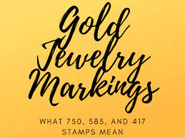 It also changes the color of the metal. 750 585 And 417 Gold Markings On Jewelry And What They Mean Bellatory