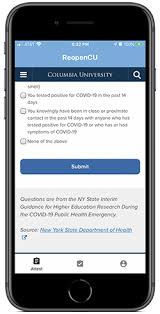 Answer questions about yourself and your medical conditions. Reopencu Covid 19 Symptom Self Check App Covid 19 Resource Guide For The Columbia Community