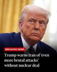 Breaking news: Donald Trump has warned Iran of 'even more brutal' attacks  to come following the Israeli military strikes, as he called