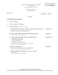 Capistrano unified school district