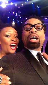 Me and Angela Martin having fun at the Chicago Gospel Music Awards. Much  love to Barbra Barrett and Skip Barrett THE POWER COUPLE!!!