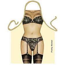 Lustige Motiv Schürze - sexy Frauen Schürze - Scherzartikel nackte  Frauenkörper | eBay