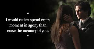 Damon, who appears to be the bad brother in the later episodes of season one, starts to seem like a good vampire. 25 Vampire Diaries Quotes 25 Best Vampire Diaries Dialogue