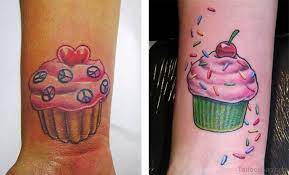 Do you love girly colorful designs? 25 Cute Cupcake Tattoos On Wrist