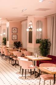 Pink Restaurant Pink Bistro Picktwo Studio Restaurant Interior Design Aluminum Patio Furniture Patio Furnishings