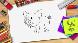 Wie Zeichnet Man Ein Schwein Schwein Zeichnen Lernen Youtube