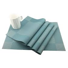Nos sets de table textiles sont lavables en machine. 4pcs Set Pvc Blue White Placemat Dining Table Mats Set De Table Bowl Pad Napkin Dining Table Tray Mat Coasters Kids Table Set Mats Pads Aliexpress