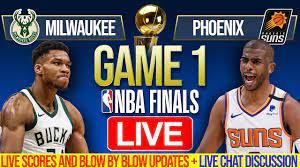They compete in the national basketball association. Live Nba Finals Game 1 Milwaukee Bucks Vs Phoenix Suns Finals Scores And Updates Giannis Booker Youtube