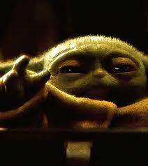 Baby Yoda Happy New Year 2022 Gif Baby Yoda Force Gif Babyyoda Force Themandalorian Discover Share Gifs December 2021