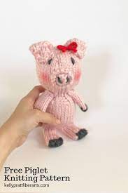 What's the best crochet pattern for stuffed animals? Use This Free Knitting Pattern To Make A Knit Pig Doll It S Easy To Follow And Grea Knitting Patterns Toys Animal Knitting Patterns Beginner Knitting Projects