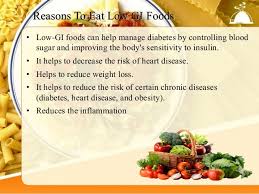 low glycemic index food chart for good health