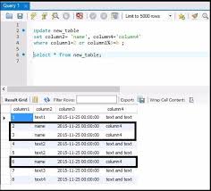 Specifies the name of a column in target_table. Sql Update Statement Analytics Tuts