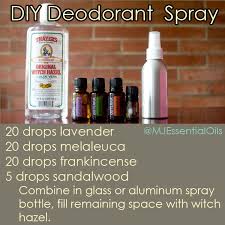 Diy Deodorant Spray Essential Oil Deodorant Diy Deodorant Spray Diy Deodorant