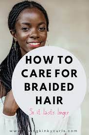 How Do You Maintain Your Braided Hair How To Grow Natural Hair Protective Style Braids Natural Hair Styles