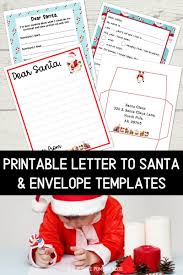 Make this christmas a magical one for your child! Free Printable Letter To Santa Envelope Templates