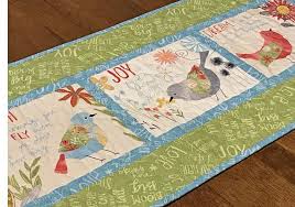 Quilted Spring Table Runner Faith Joy Dream Table Runner Quilted Table Runners Quilted Table Runners Patterns Table Runner Pattern