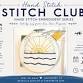 Stitch Club: Hand Stitch Embroidery Series: Harbor Scape Fiber Art