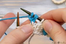 The video shows you how to do a knit front back front (kfbf). Knitting The Bobble Stitch With Two Colors Step By Step Tutorial