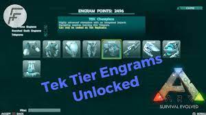You can't simply craft issues willy nilly, whatever the quantity of supplies you have got. Ark Survival Evolved How To Unlock Tek Tier Engrams Youtube