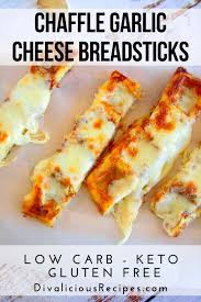Keto Chaffle Garlic Cheese Bread Sticks Divalicious Recipes Recipe Cheese Bread Sticks Keto Recipes Easy Lowest Carb Bread Recipe