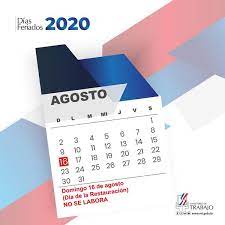Faltam 137 para acabar o ano. Feriado Del Dia De La Restauracion Es El 16 De Agosto Y No Se Modifica Online Punta Cana Bavaro