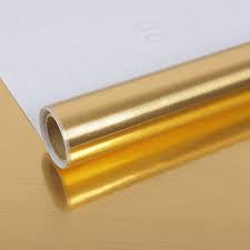 Kitchen wall stickers oil proof wallpaper self adhesive aluminum foil stickers kitchen wall sticker diy 1m. Buy Veelike Metallic Gold Wallpaper Stick And Peel For Countertops 118 15 7 Stainless Steel Wall Paper Removable Self Adhesive Shlef Liner Metal Wallpaper For Applicances Refrigerator Cabinets Online In Turkey B088nfry61