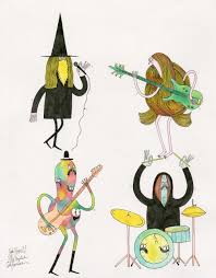 Here S The Band Colorful Art Illustration Design Art