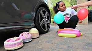 Video for for children, toddler and babies. Bad Kids Driving Parents Car Tiana Crushed Mommy S Birthday Cake Under Car Skit Video Dailymotion