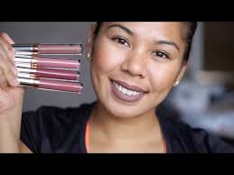 NEW! ABH LIQUID LIPSTICK SWATCH- Dusty Rose,Sepia,Veronica,Trust Issues