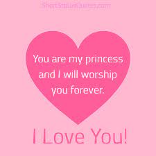 In our years apart, my imaginings did their best to improve on you perfection. Love You Princess Quotes Novocom Top