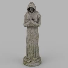 3d Model Monk Statue 1 Statue Monk Art Model