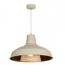 Custom sizes are available, please call for information. Ceiling Pendant Light Cotswold Cream Copper Finish Class 2