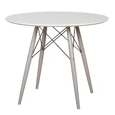 Target Marketing Systems 15017gwh Elba Dining Table Gray White Mid Century Dining Table Dining Table Metal Dining Table
