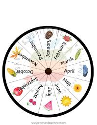 Montessori Months Of The Year Printable Classroom Calendar Etsy In 2020 Classroom Calendar Months In A Year Circle Time Activities