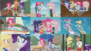 Equestria Girls All Beach Shorts Compilation - YouTube