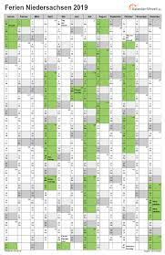 Seit dem inkrafttreten der änderungen im infektionsschutzgesetz (ifsg) am 24. Ferien Niedersachsen 2019 Ferienkalender Zum Ausdrucken