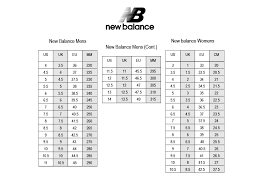 New Balance Womens Clothing Size Chart