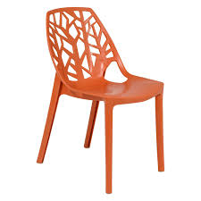 Leisuremod Cornelia Modern Dining Chair Plastic Dining Chairs Orange Dining Chairs Dining Chairs