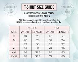 Gildan 64000 Unisex Basic Softstyle T Shirt Xs Xxxl Size Chart T Shirt Guide Mockup Jpeg Download
