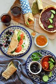 Middle Eastern Breakfast Take 3 Wraps Middle Eastern Recipes Middle East Food Lebanese Breakfast