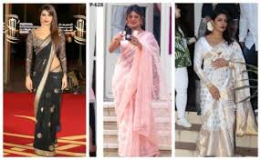 Actress nikki tamboli in saree hot photoshoot. 15 Bollywood Actresses In Sarees Whom Love To Wear Sarees G3 Fashion