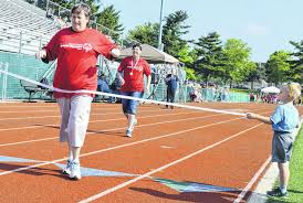 Track and field qualifying at Special Olympics