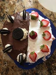 Rich chocolate mousse atop a base of devil's food cake. One Cake Two Batters Three Frostings Four Layers Five Flavors Baking