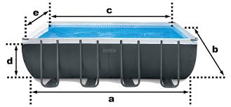 Piscine Tubulaire Intex Rect Ultra Frame Xtr 9 75 X 4 88 X H1 32m