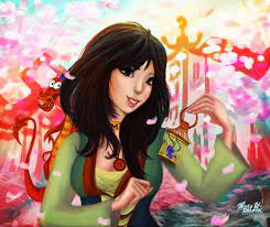 Mulan Fanart By Tearsofdragon Deviantart Com On Deviantart Punk Disney Princesses Disney Fan Art Mulan Disney