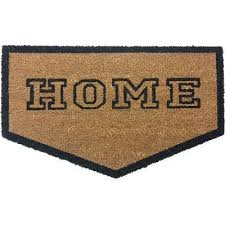 Coco Mats N More Home Plate Shaped Doormat Door Mat Contemporary Door Mats Front Porch Decorating