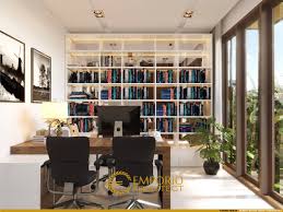 Area kerja tampak terang dan bebas pengap. Inspirasi Desain Interior Ruang Kerja Pribadi Yang Nyaman Di Rumah Part 3